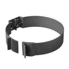 muurbeugel Ø150mm WTW PP zwart